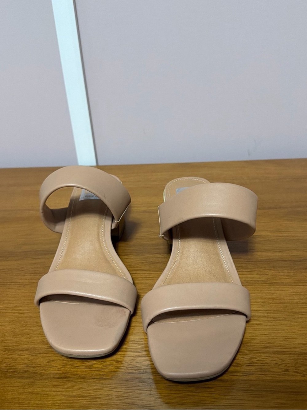 Dolce Vita Women’s Nude Slide Sandals - Minimal Two-Strap Design